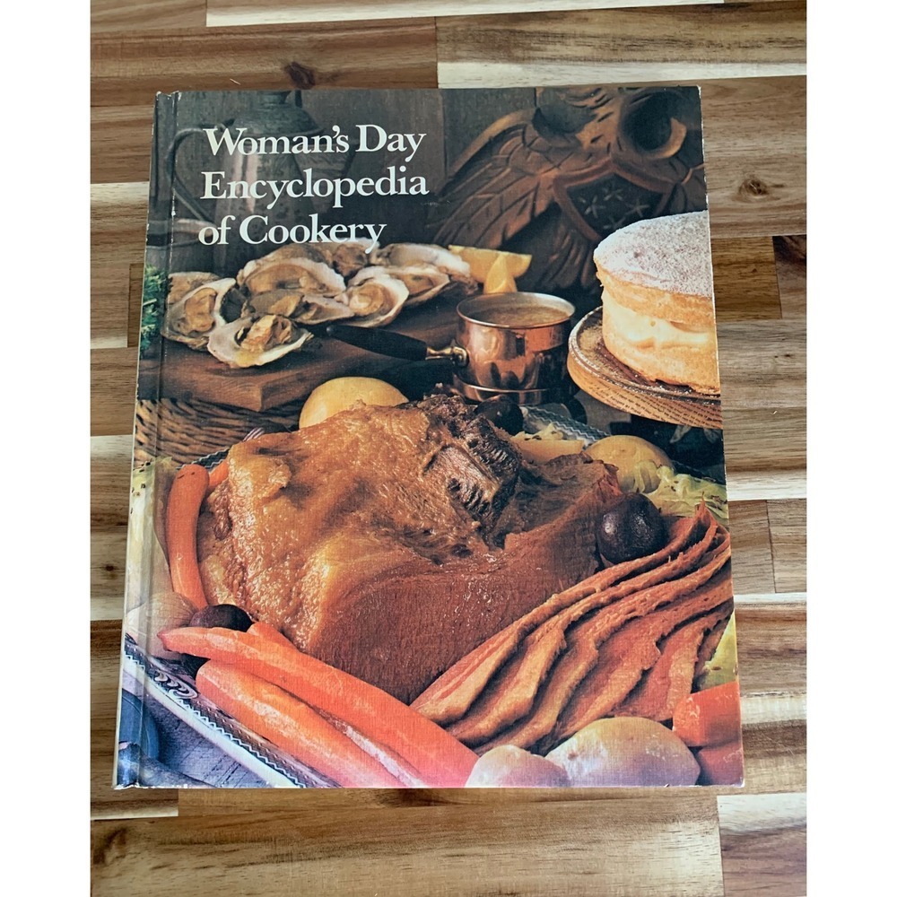 Woman's Day Encyclopedia of Cookery Volume 1 Vintage Hardcover Cookbook Decor